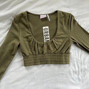 Urban long sleve crop top